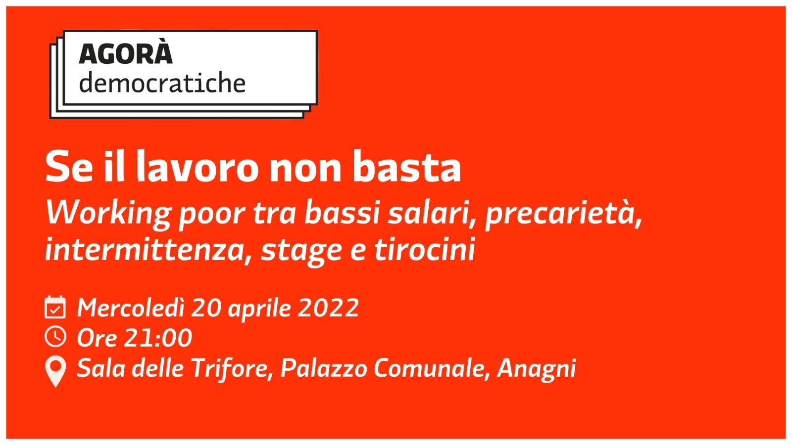 Se il lavoro non basta. Working poor tra bassi salari, intermittenza, precarietà, stage e tirocini.