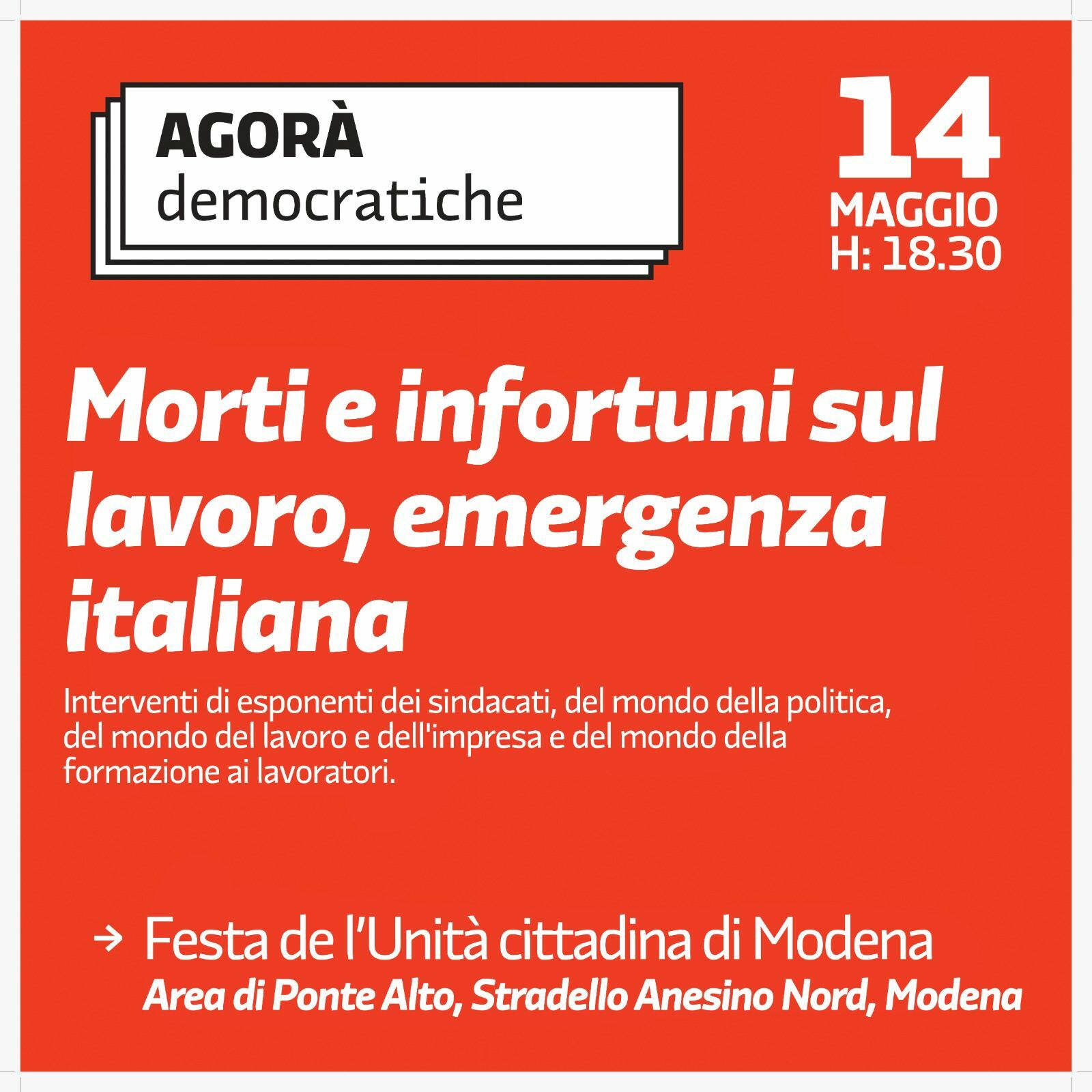 Morti e infortuni sul lavoro, emergenza italiana