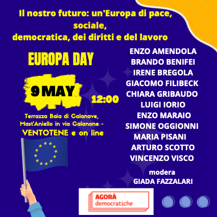 Il nostro futuro: un'Europa di pace, sociale, democratica, dei diritti e del lavoro.