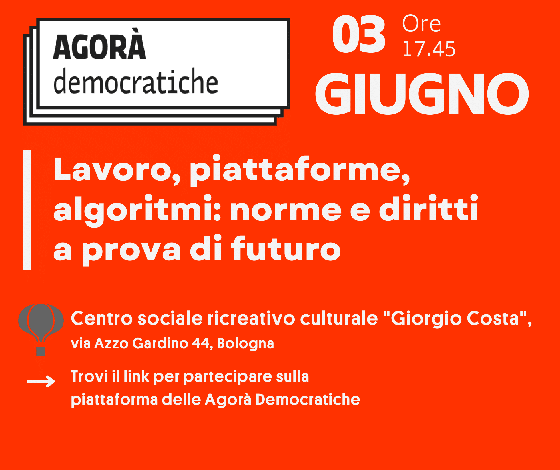 Lavoro, piattaforme, algoritmi: norme e diritti a prova di futuro