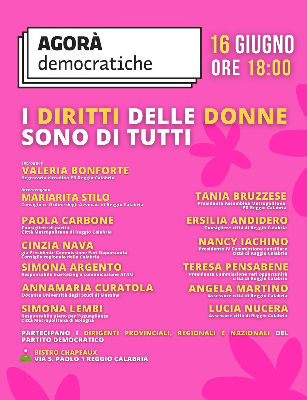 I Diritti delle Donne sono Diritti di tutti