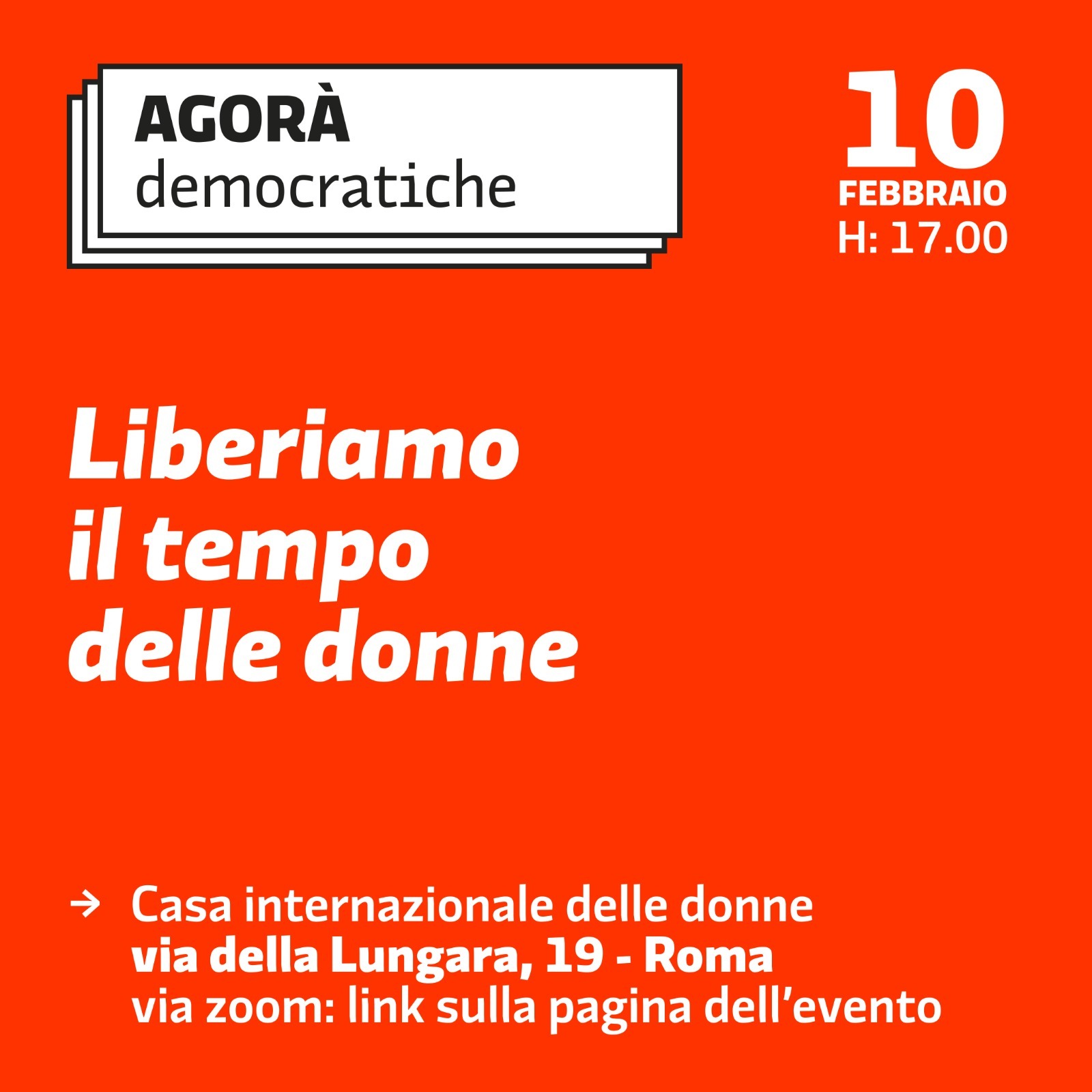 Liberiamo il tempo delle donne