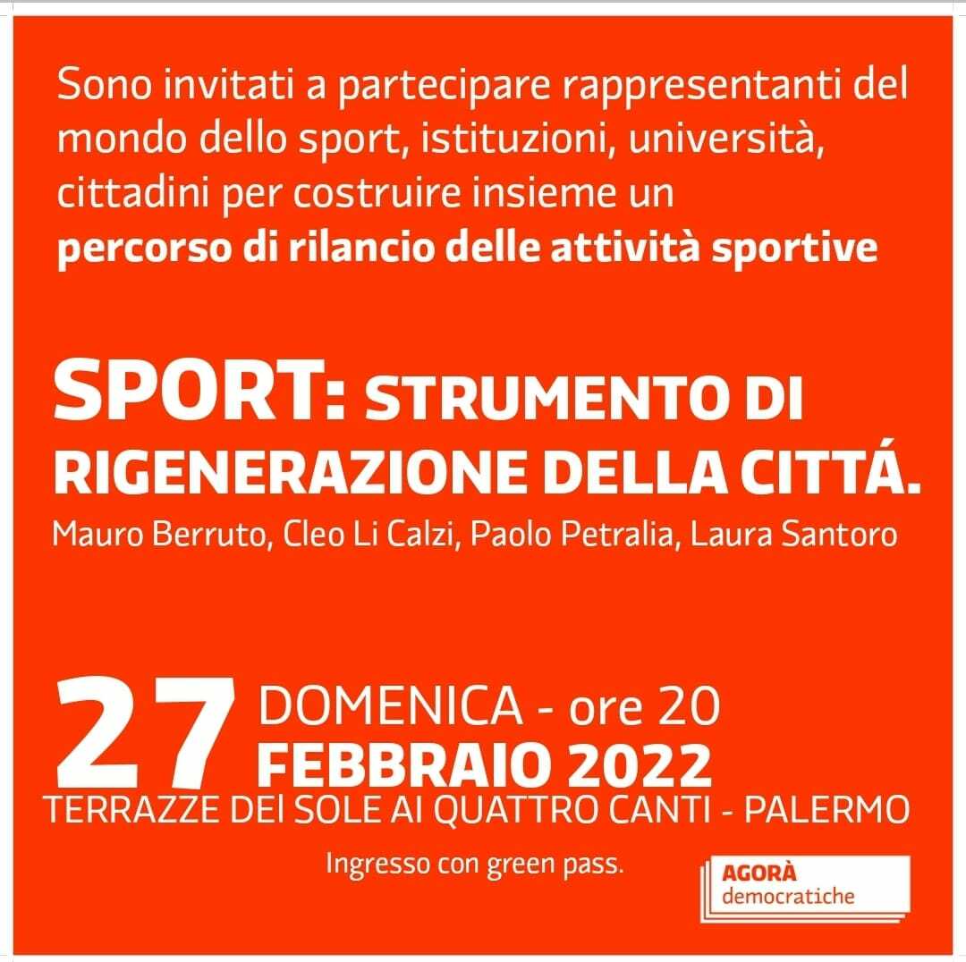 Lo sport strumento di rigenerazione delle Città