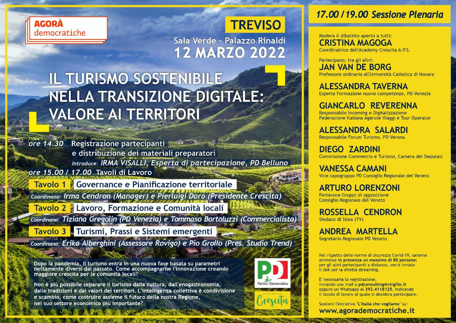 Il Turismo sostenibile nella Transizione digitale: valore ai territori