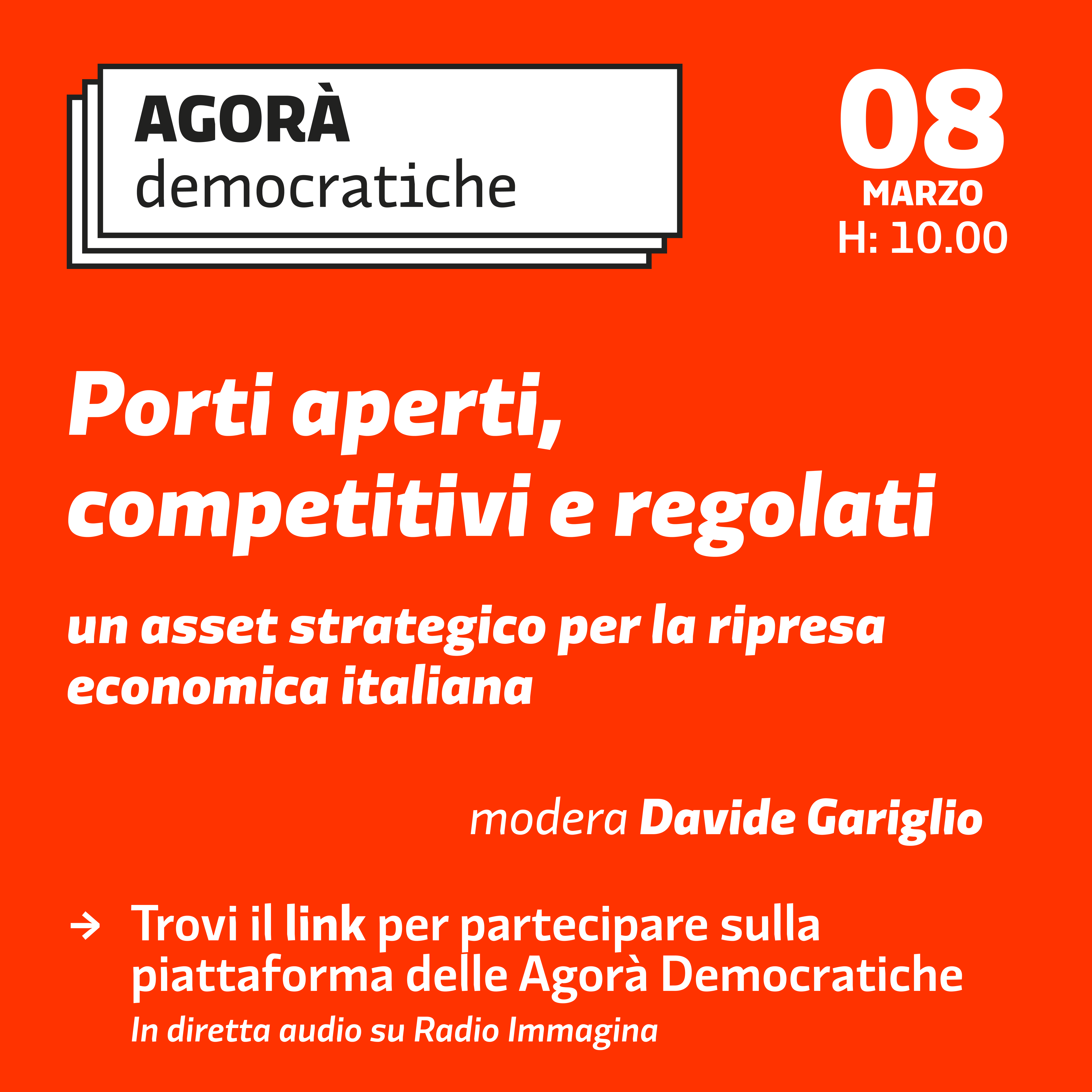 Porti aperti, competitivi e regolati: un asset strategico per la ripresa economica italiana