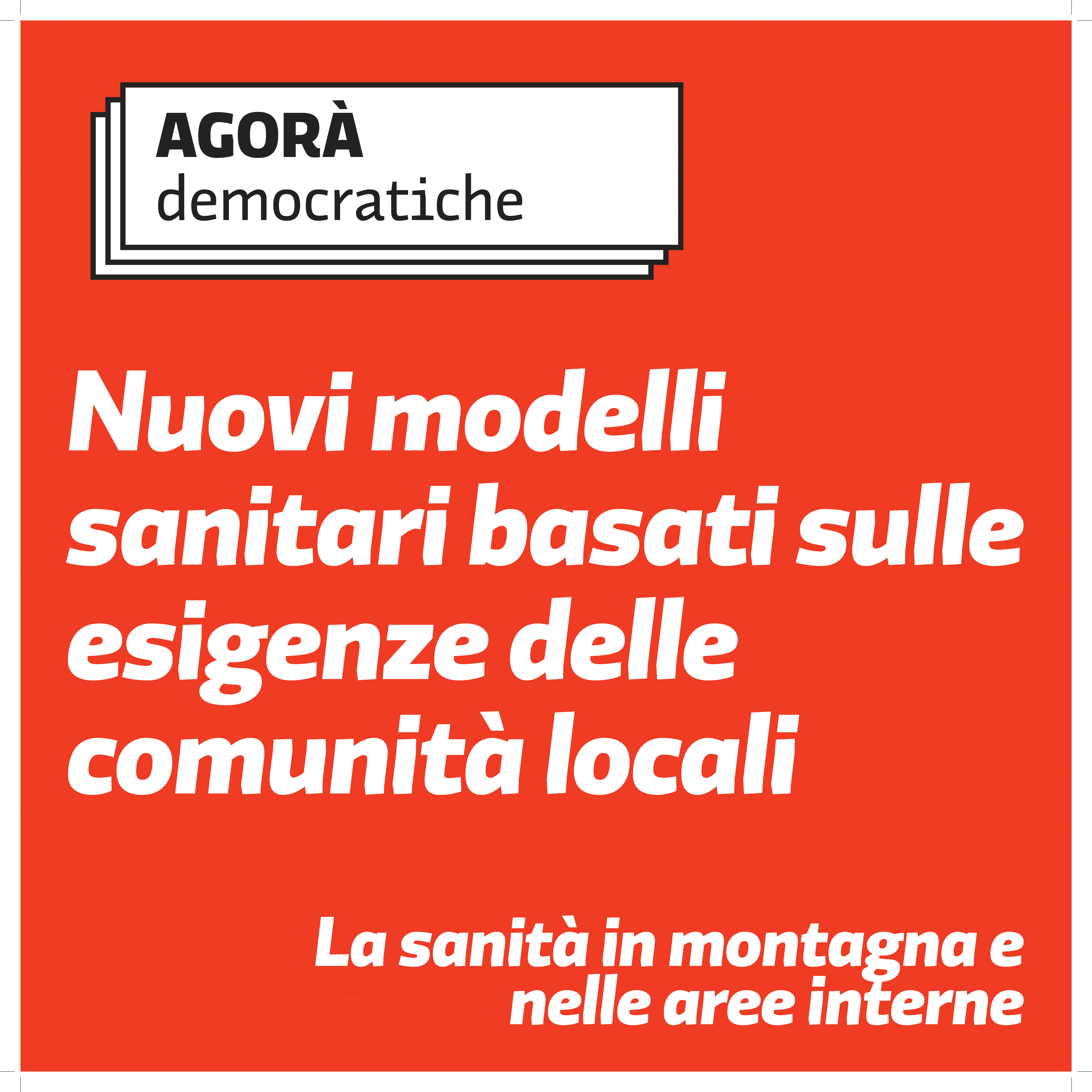 Nuovi modelli sanitari basati sulle esigenze delle comunità locali